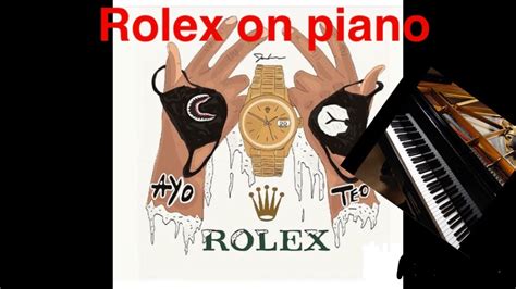 rolex ayo piano|alexa play rolex.